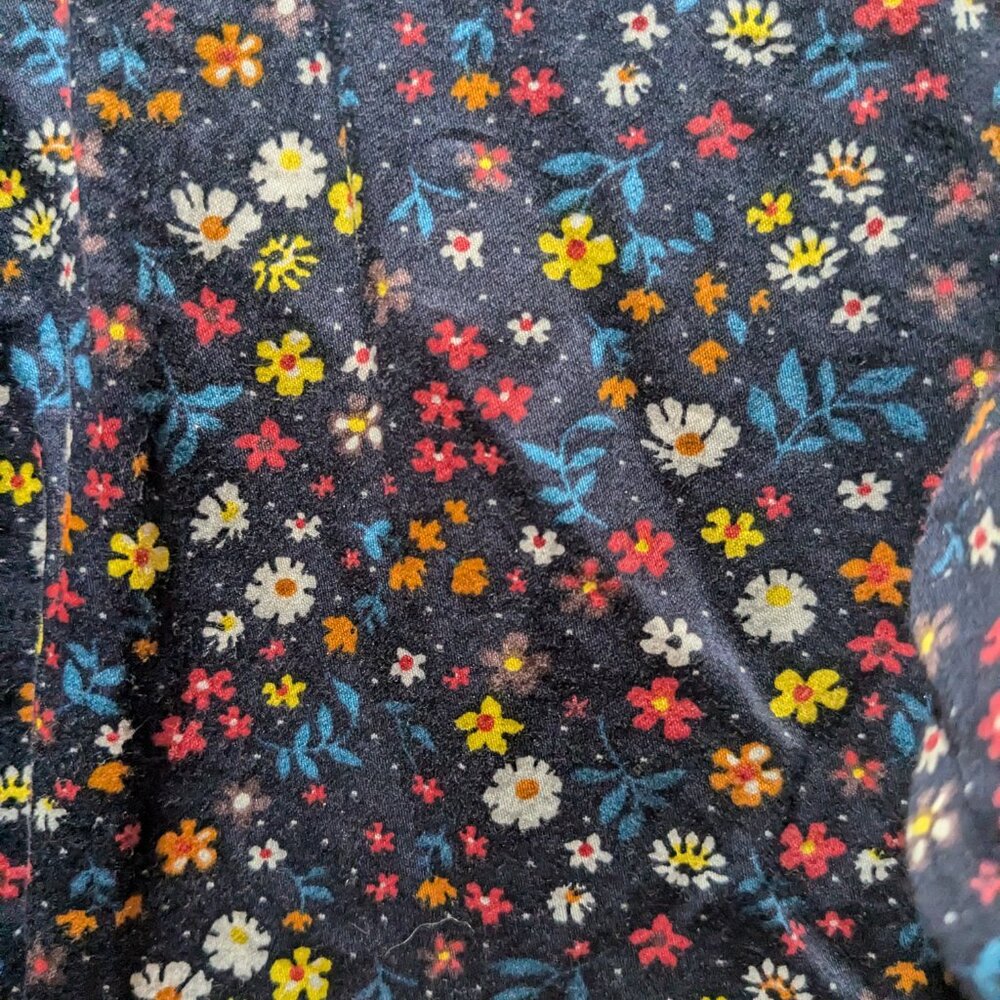 Denim and Flowers Daisy Multicolor Dress Shirt by Ricky Singh - Picture 6 of 6